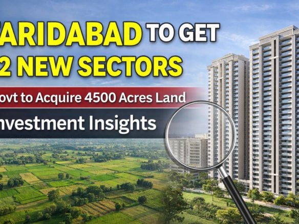 Faridabad to Get 12 New Sectors: 4500 Acres Land Acquisition – A New Investment Opportunity?