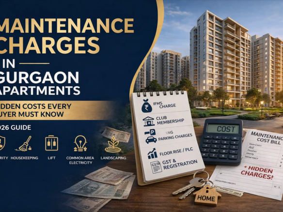 Buying a flat in Gurgaon is often seen as a straightforward process—finalize the property, arrange financing, and complete registration. However, what many buyers overlook are the maintenance charges in Gurgaon apartments and several additional costs that significantly impact the overall investment. From upfront charges like IFMS to recurring society maintenance fees, these costs can add substantial financial responsibility over time. For both end-users and investors, understanding these expenses is critical before making a purchase decision. This guide explains everything you need to know about maintenance charges, hidden costs, and how they are calculated in Gurgaon’s real estate market. What Are Maintenance Charges in Gurgaon Apartments? Maintenance charges in Gurgaon apartments refer to the fees paid by residents for the upkeep and management of common areas and facilities within a residential society. These charges are typically used for: Security services Housekeeping and cleaning Lift maintenance Electricity for common areas Landscaping and gardening Clubhouse and amenity maintenance Depending on the project, these charges can be collected monthly, quarterly, or annually. Society Maintenance Charges in Gurgaon Once a project is operational and handed over, the responsibility of maintenance is usually transferred from the builder to the Residents Welfare Association (RWA) or facility management agency. Typical maintenance structure: ₹2 to ₹6 per sq. ft. per month (average range) Premium projects may charge higher due to luxury amenities Charges vary based on occupancy and facilities For example, a 2000 sq. ft. apartment can have a monthly maintenance cost ranging from ₹4,000 to ₹12,000 depending on the project. These society maintenance charges in Gurgaon are ongoing and must be factored into long-term affordability. What Is IFMS Charge in Gurgaon? One of the most important but often misunderstood components is the IFMS (Interest-Free Maintenance Security). Key points: Paid one-time at the time of possession Typically ranges between ₹100–₹200 per sq. ft. Used as a reserve fund for long-term maintenance For a 2000 sq. ft. apartment, IFMS can range from ₹2 Lakhs to ₹4 Lakhs. While refundable in theory, IFMS is usually adjusted at the time of resale or exit, making it an important upfront cost. Hidden Charges While Buying Flat in Gurgaon Apart from the base price of the property, buyers often encounter multiple additional costs that are not always clearly highlighted at the initial stage. Common hidden charges include: Club membership charges Power backup charges Parking charges (covered/open) Floor rise charges Preferential location charges (PLC) GST (on under-construction properties) Stamp duty and registration Maintenance advance These hidden charges while buying flat in Gurgaon can increase the overall cost by 10%–20% beyond the base price. Builder Hidden Costs in Gurgaon Many developers present an attractive base price, but the final cost often includes several additional components. Typical builder-related charges: Infrastructure development charges (IDC/EDC) Clubhouse usage fees Advance maintenance (1–2 years upfront) Utility connection charges Understanding these builder hidden costs in Gurgaon is essential to avoid budget overruns. Extra Charges When Buying Property in Gurgaon Beyond builder and maintenance charges, there are several statutory and transactional costs involved. Additional expenses include: Stamp duty (5%–7%) Registration charges Brokerage (if applicable) Loan processing fees Interior and fit-out costs These extra charges when buying property in Gurgaon should always be calculated before finalizing the purchase. How Maintenance Charges Are Calculated in Gurgaon Maintenance charges are generally calculated based on the size of the apartment. Common calculation methods: Per sq. ft. basis (most common) Fixed monthly charges (in some societies) Hybrid model (fixed + variable components) The final amount depends on: Size of the apartment Type of amenities Occupancy level Maintenance agency Understanding this helps buyers estimate long-term expenses accurately. Are Maintenance Charges Negotiable in Gurgaon? In most cases, maintenance charges are standardized across the project and are not negotiable. However: Initial maintenance terms may vary during booking Builders may offer flexibility in payment structure Discounts may be available in resale deals Buyers should clarify all maintenance-related terms before signing the agreement. Who Pays Maintenance Charges: Builder or Buyer? This depends on the stage of the project. During construction: Builder may bear some costs Post possession: Buyer becomes responsible In ready-to-move projects: Buyer pays from day one Understanding this transition is important to avoid confusion during possession. Why Understanding Maintenance Costs Is Important Ignoring maintenance and hidden costs can lead to: Budget miscalculations Lower rental yield Reduced ROI Financial stress in the long term Smart buyers always evaluate the total cost of ownership, not just the property price. Expert Insight Based on on-ground experience in Gurgaon’s real estate market, buyers today are becoming more aware of recurring costs associated with property ownership. Premium projects often come with higher maintenance charges, but they also offer better infrastructure, amenities, and long-term value. Investors should always balance maintenance cost vs rental potential vs appreciation before making a decision. Conclusion Understanding maintenance charges in Gurgaon apartments and the associated hidden costs is essential for making a well-informed property decision. While Gurgaon offers strong real estate opportunities, buyers must go beyond the base price and evaluate all additional costs involved. A structured approach, combined with proper due diligence, ensures a financially sound and stress-free investment. Frequently Asked Questions Q1: What are hidden charges in real estate Gurgaon? Hidden charges include PLC, parking, club membership, maintenance advance, GST, and other additional costs beyond the base property price. Q2: How maintenance charges are calculated in Gurgaon? Maintenance charges are usually calculated on a per sq. ft. basis and depend on amenities, project type, and maintenance services. Q3: Are maintenance charges negotiable in Gurgaon? Generally, maintenance charges are fixed, but some flexibility may be available during booking or resale transactions. Q4: Who pays maintenance charges builder or buyer? The buyer pays maintenance charges after possession, while the builder may handle some costs during construction. Q5: What is IFMS charge in Gurgaon? IFMS is a one-time refundable maintenance deposit collected at possession, typically ranging from ₹100–₹200 per sq. ft.