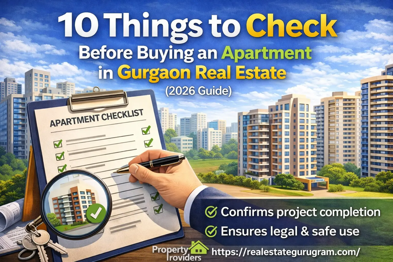 10 Things to Check Before Buying an Apartment in Gurgaon Real Estate
