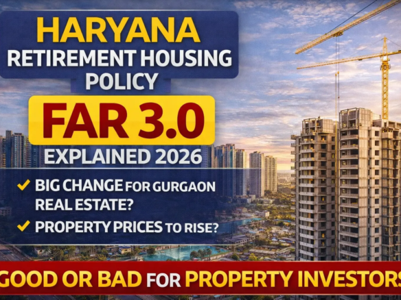 Haryana Retirement Housing Policy FAR 3.0 Explained 2026