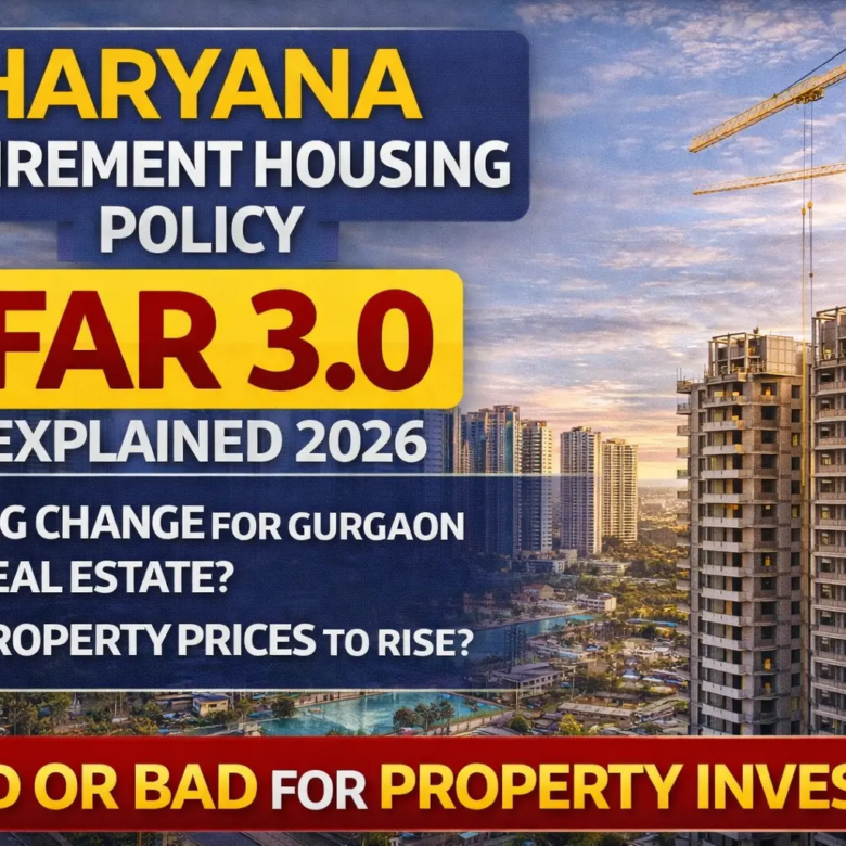 Haryana Retirement Housing Policy FAR 3.0 – What It Means for Gurgaon Real Estate, Developers and Homebuyers