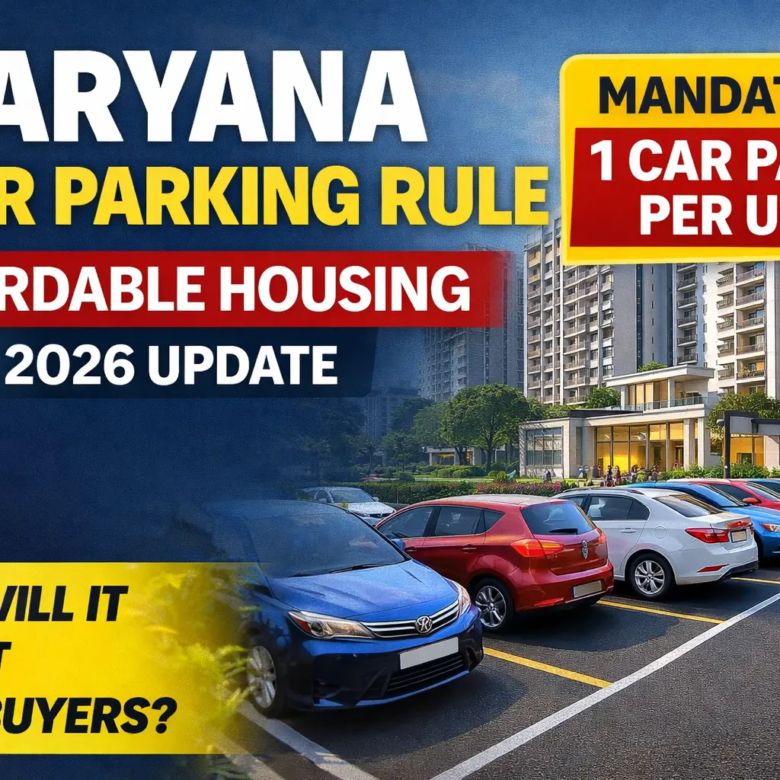 1 Car Parking Per Unit Rule: Haryana Affordable Housing Policy Update 2026 Explained