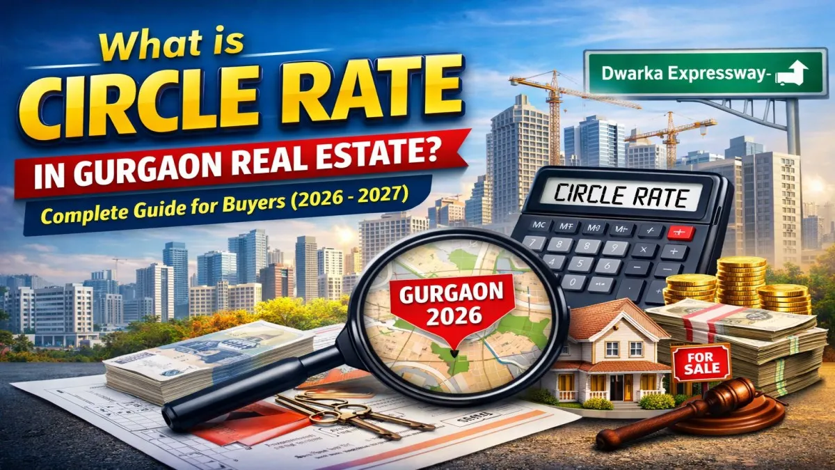 What is circle rate in Gurgaon real estate 2026 guide with property pricing and stamp duty concept
