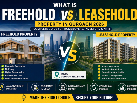 What is Freehold vs Leasehold Property in Gurgaon 2026?