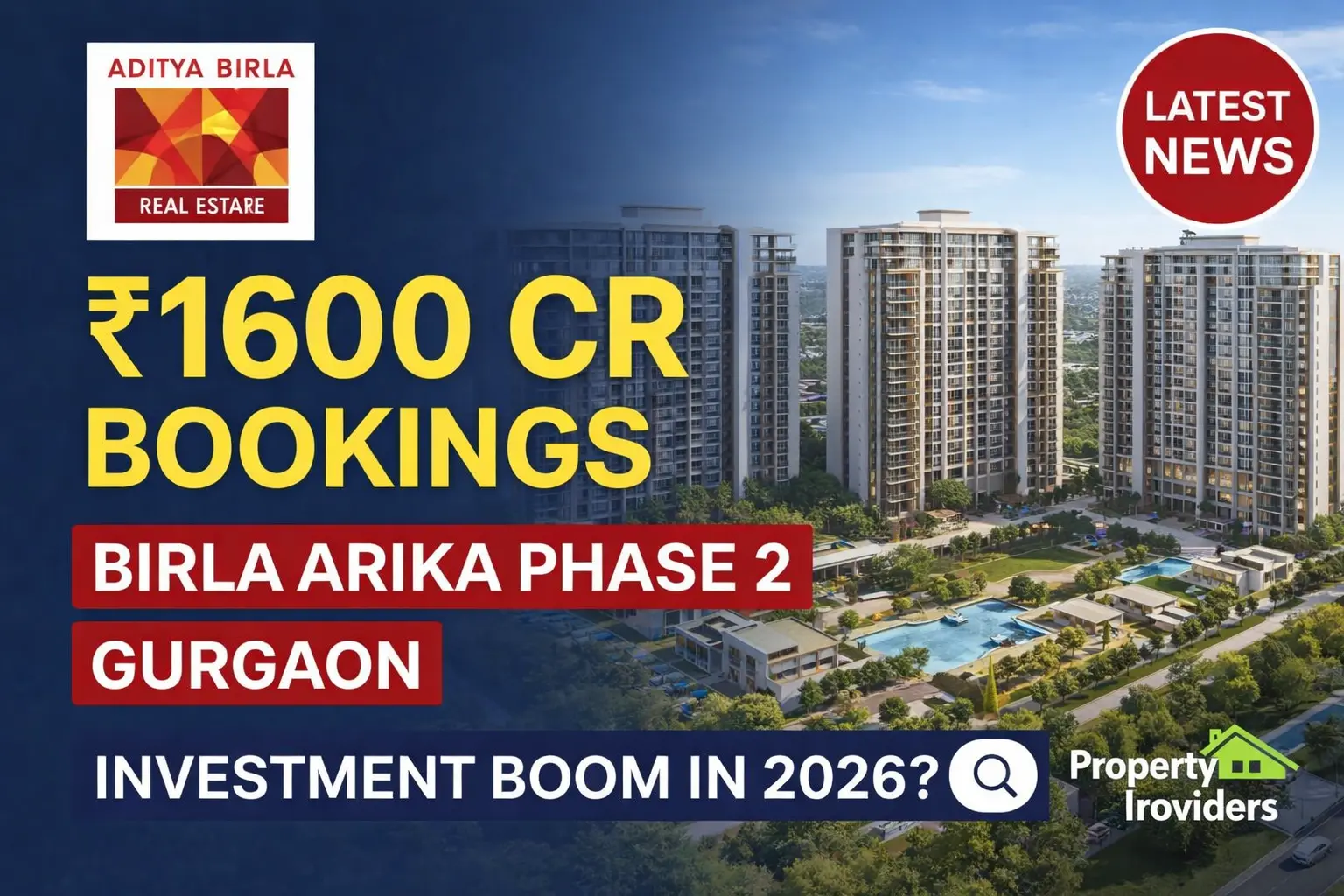 Birla Arika Phase 2 Gurgaon Hits ₹1600 Crore Bookings