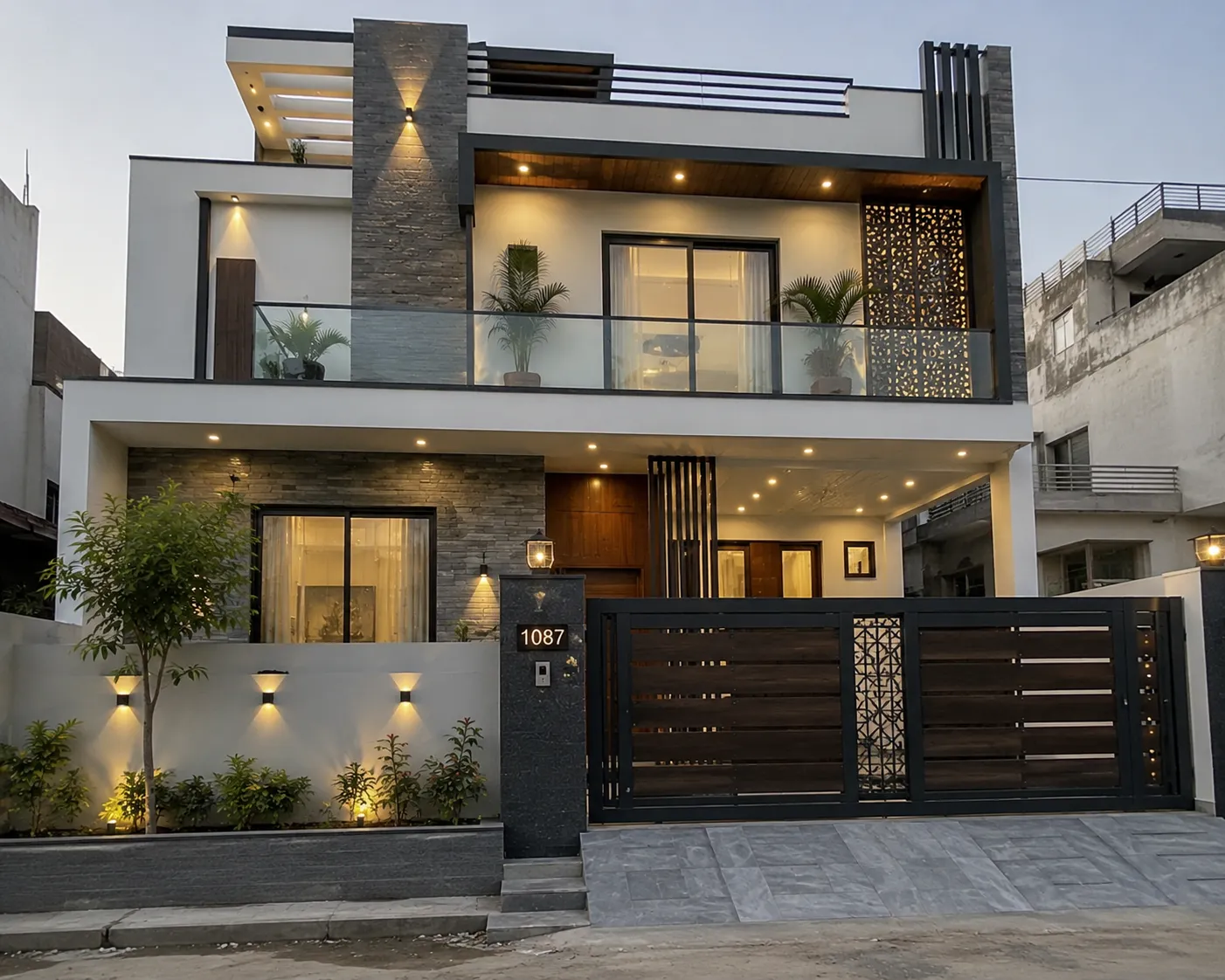 Modern House Front Design Idea