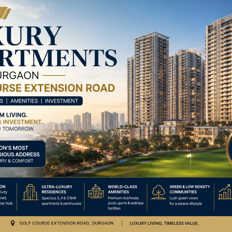Luxury Apartments in Gurgaon Golf Course Extension Road Price Guide 2026 – Best Luxury Projects, Prices & Investment Insights