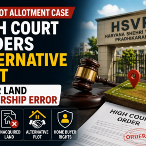 HSVP Plot Allotment Case: High Court Orders Alternative Plot After Land Ownership Error