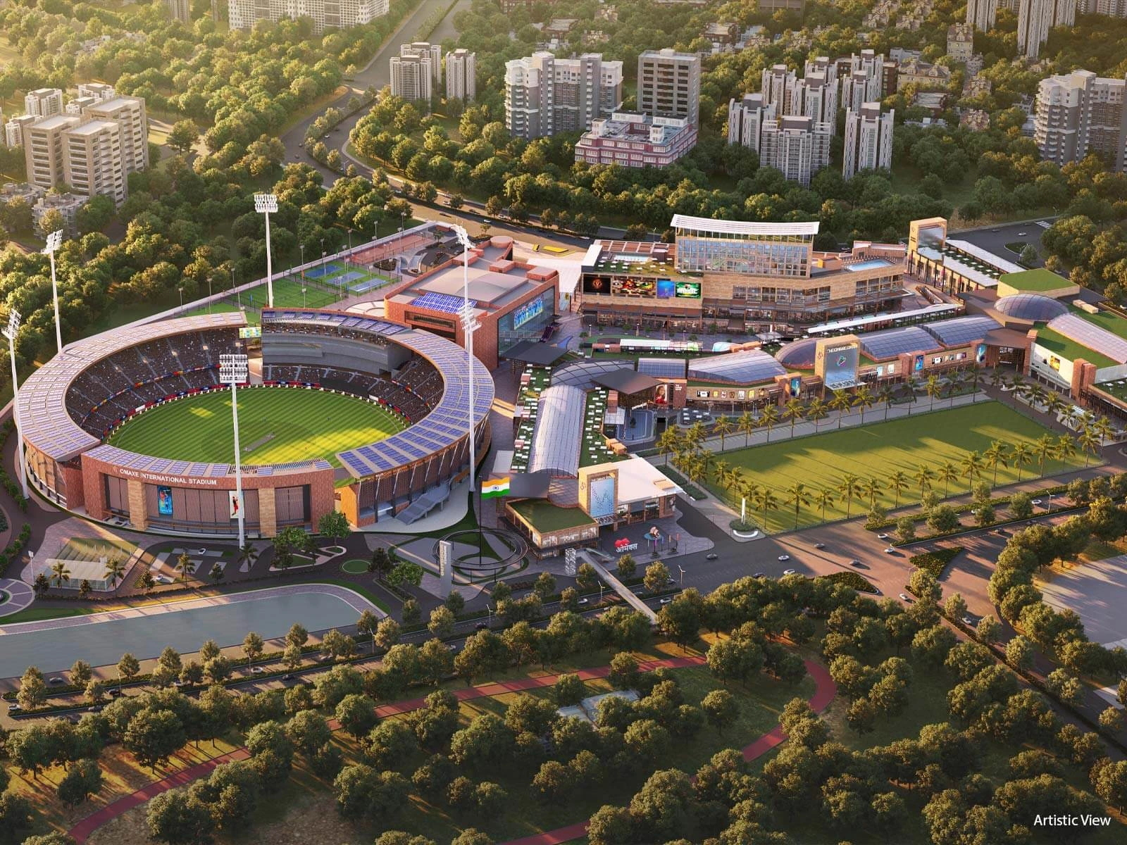Omaxe Mall Dwarka stadium