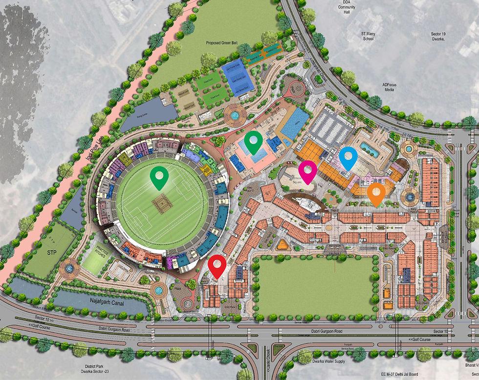 The Omaxe State Master Plan Floor Plans