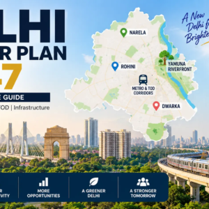 Delhi Master Plan 2047: Complete Guide to Housing, Land Pooling, TOD and Delhi’s Future
