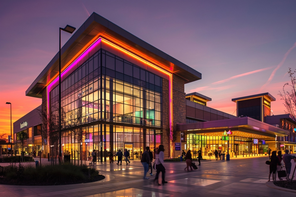 mall america scenes cinematic style